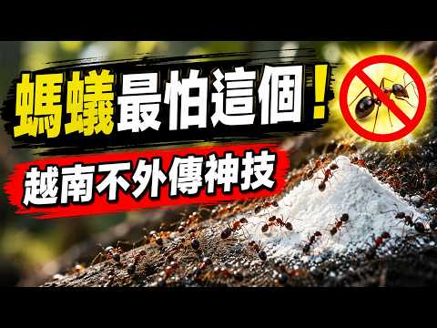 菜園螞蟻剋星：越南古老肉桂粉天然滅蟻絕招