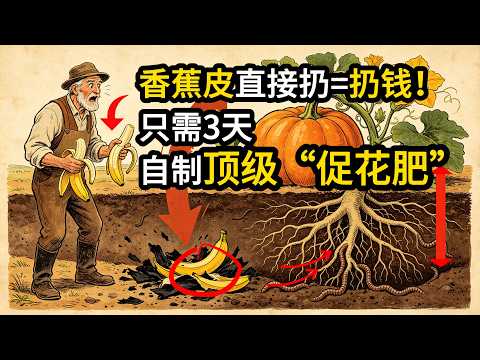 番茄開花結果秘籍：香蕉皮提純三秘術與鉀肥利用