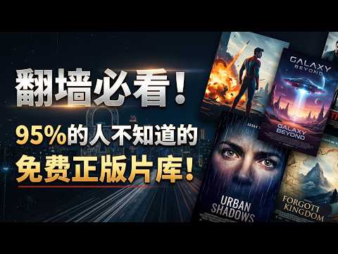翻牆必看！95%的人不知道的免費正版片庫，高畫質降維打擊！